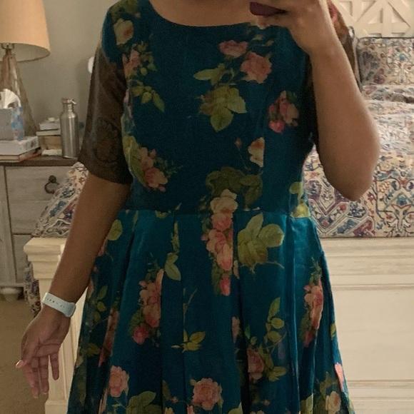 Long maxi dress . Pure Linen with cotton lining - Picture 2 of 6